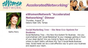 Kathy Perry at eWomen Network in Tampa