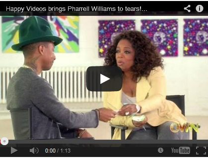 Pharrell Williams on Oprah Prime